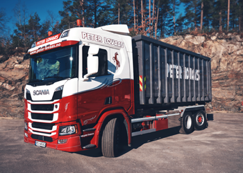 En av våre mange biler.